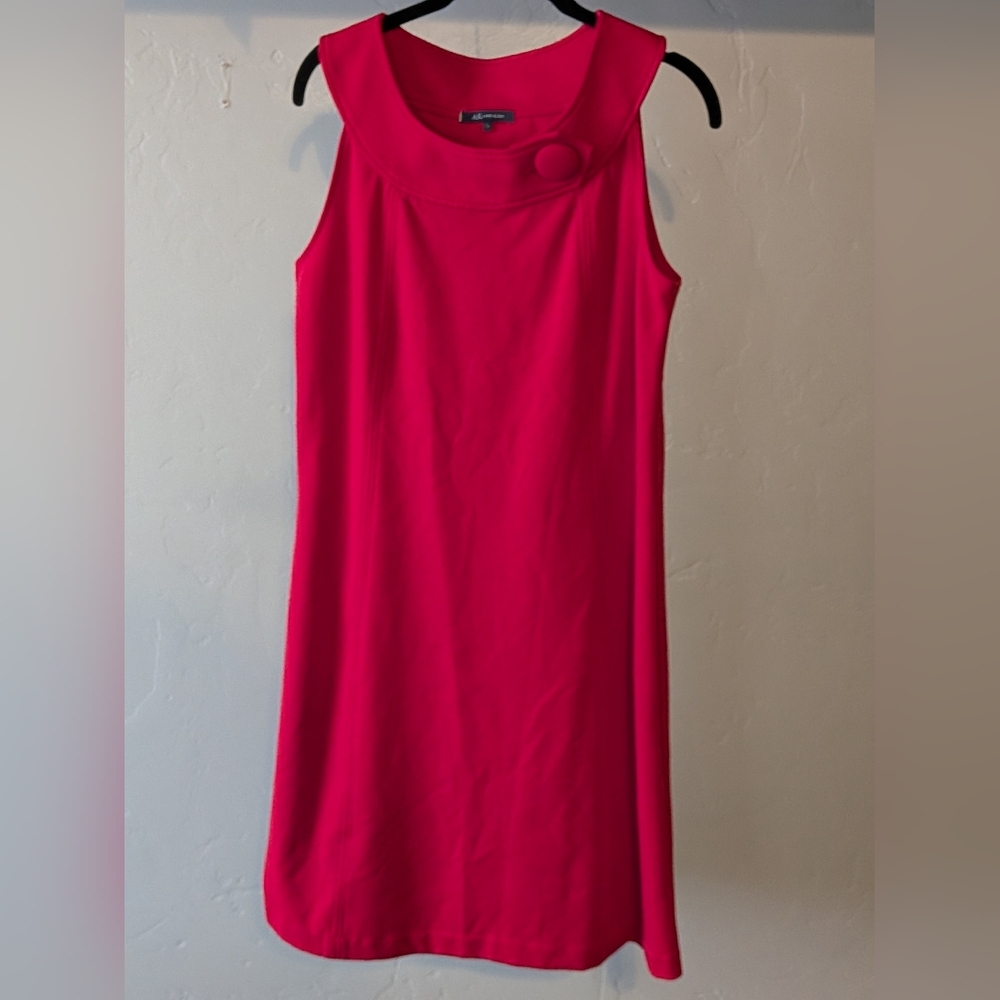Anne Klein Vibrant Pink Sleeveless Mini Dress